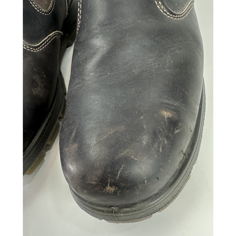 Redback Distressed Steel Toe Boots USBOK Red Back Elastic Brown Men's Size 14 - Picture 11 of 16